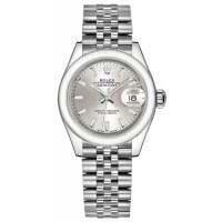 Patek Philippe Lady-Datejust 28 Silver Dial Jubilee Bracelet Watch  279160-SLVSJ